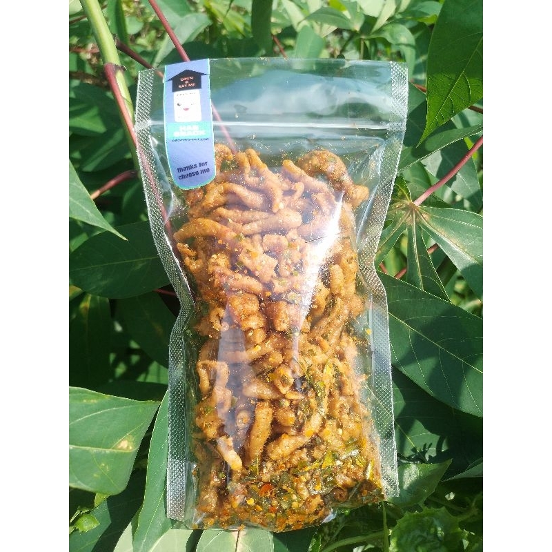 

kripik usus pedas daun jeruk 130gr