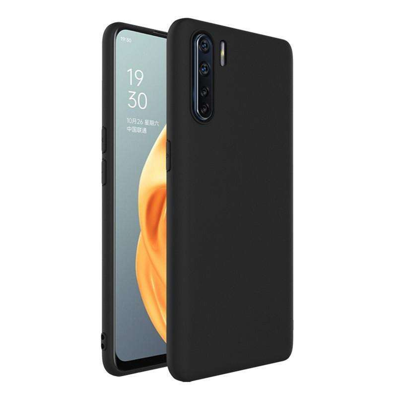 CASE OPPO A91 MATTE SOLID SOFT BLACK SLIM DOFF PREMIUM