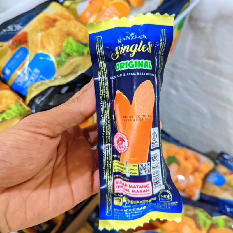 

SOSIS KANZLER SINGLE 110GR RASA ORIGINAL / CHEESE