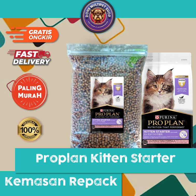 Proplan Kitten Starter Salmon & Tuna Kemasan 500Gr Repack | Proplan KItten Starter Salmon & Tuna Rep