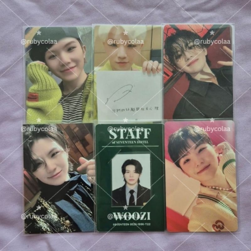 [READY🇮🇩] PC SEVENTEEN WOOZI 우지 BUNDLE KLEPON ATTACCA BEATROAD JOEUN WOOAHAE