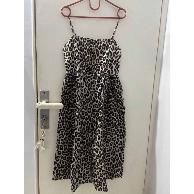 Leopard dress h&m preloved
