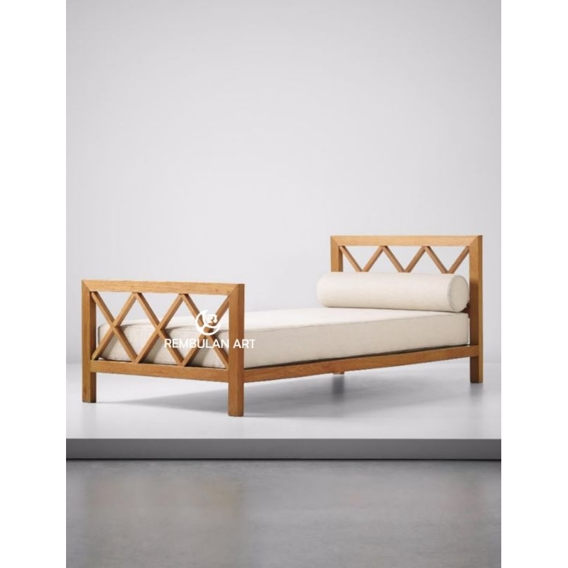 DIPAN JATI MINIMALIS MODERN DIPAN TERMURAH KAYU JATI SOLID