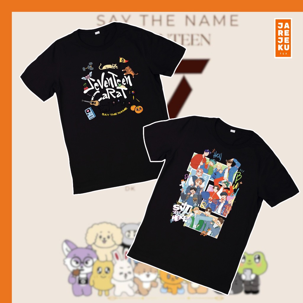 Kaos Seventeen / Seventeen Kaos / T-Shirt Seventeen / Kaos Scoup Seventeen