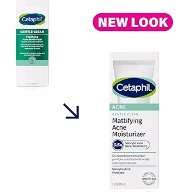 Cetaphil Gentle Clear Mattifying Acne Moisturizer With 0.5% Salicylic Acid 89 ML