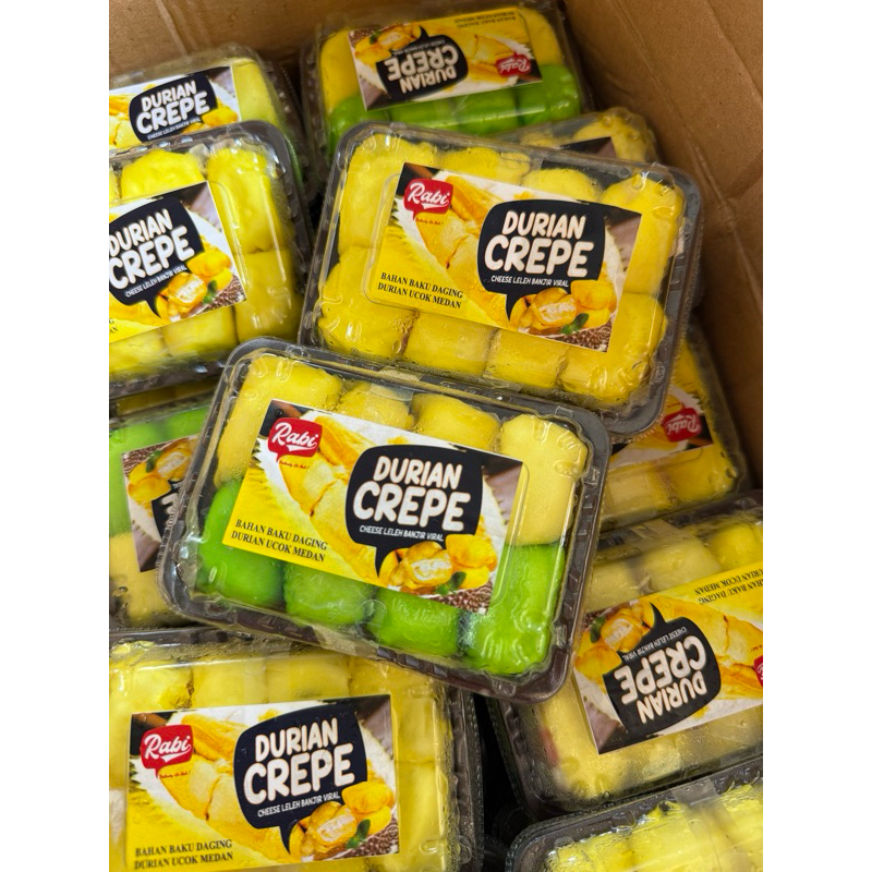

DURIAN CREPE Cheese Mini Isi 8 Pcs