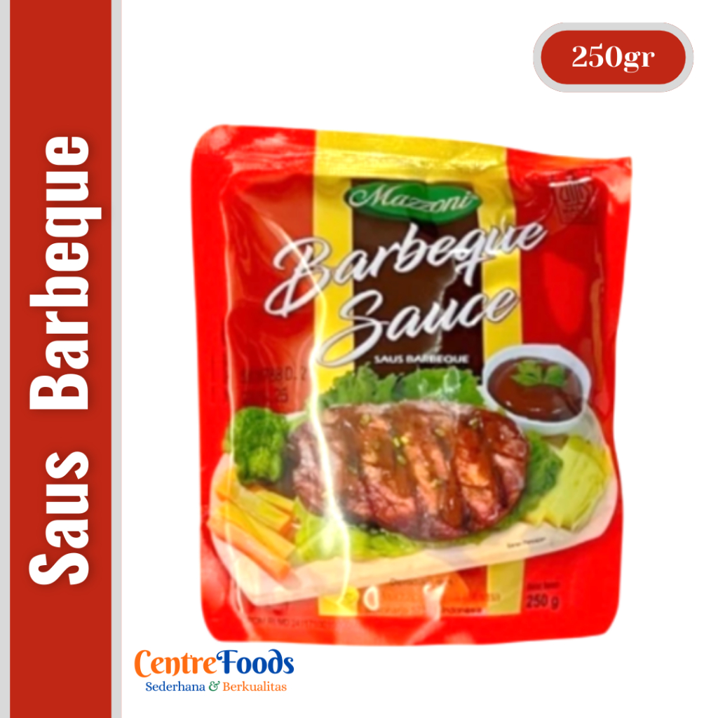 

Saus Barbeque - Barbeque Sauce Mazzoni | 250gr [ Harga Per BKS ]
