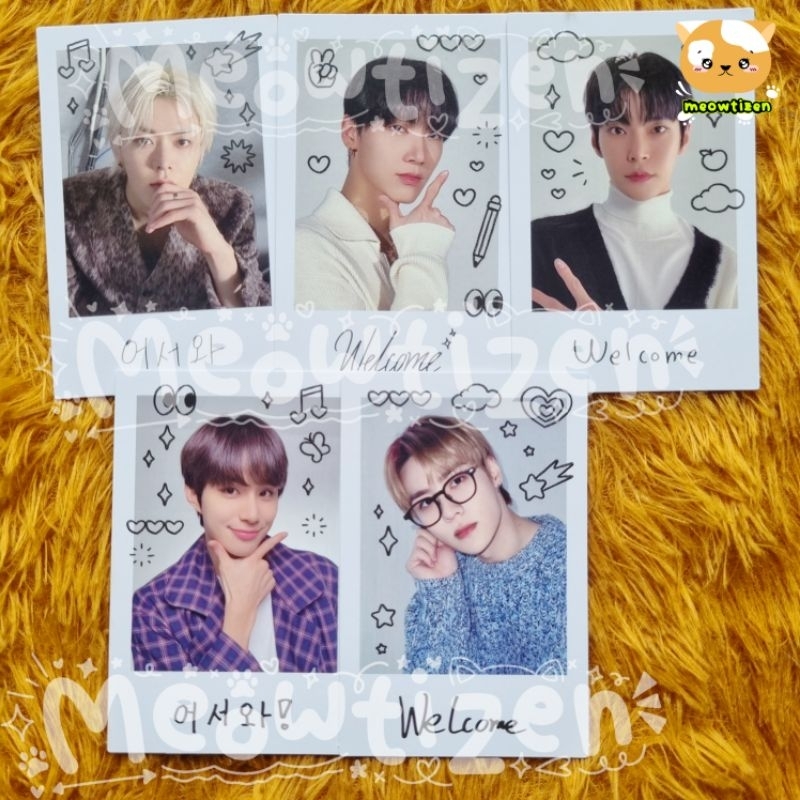 Pola Polaroid NCT Home B ver Kun Ten Doyoung Jungwoo Yuta