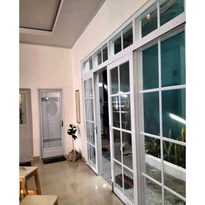 kusen pintu sliding door aluminium