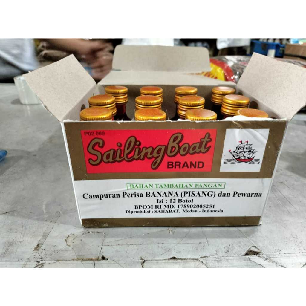 

1 Box (12 Botol) - Perisa dan Pewarna Sailing Boat