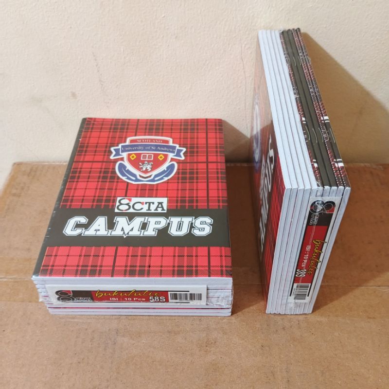

Ay00! 1 Pak Buku Tulis Campus Kecil 38, Lembar Isi 10 Pcs