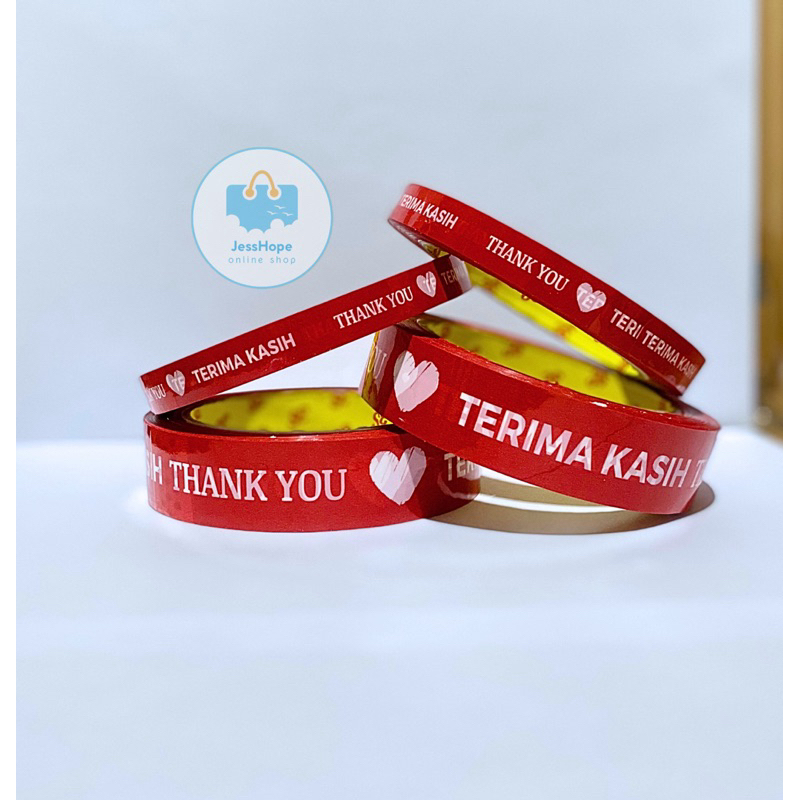 

Isolasi Terima Kasih - Thank you❤️ 12mm / 24mm 3S