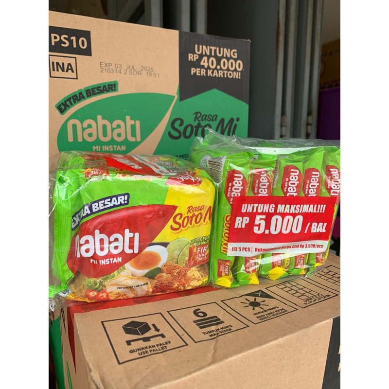 

Mie Nabati Soto 1pack isi 5