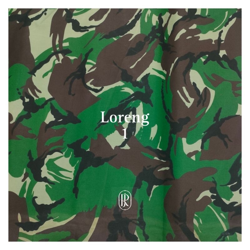 KAEN loreng meteran . kain ripsok doreng . bahan ripstop belang