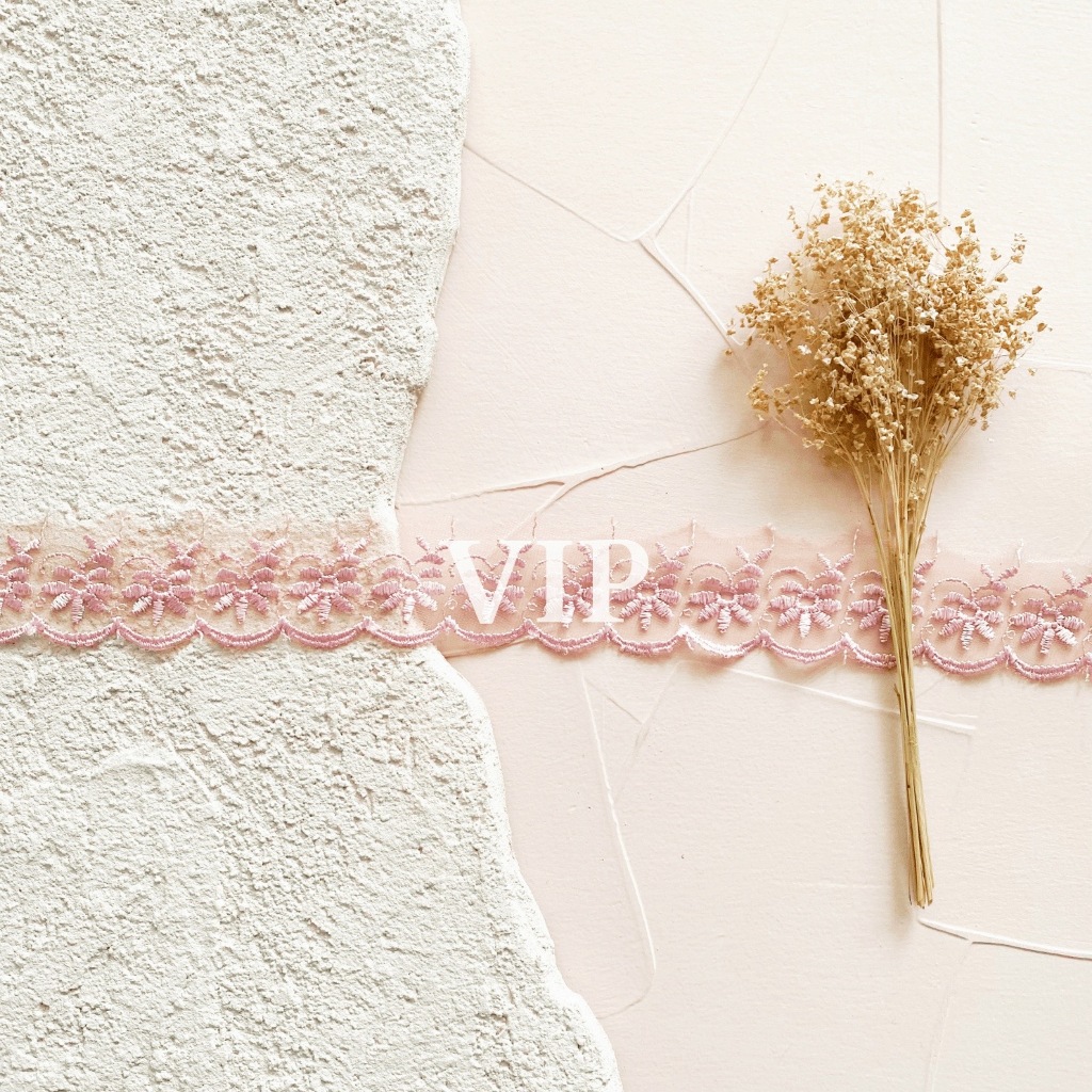 Renda VIP 4 Renda Tile Bordir Per Meter