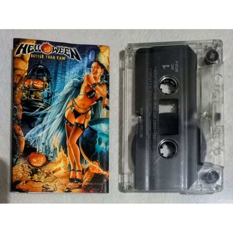 Kaset Pita H7 HELLOWEEN Album Better Than Raw