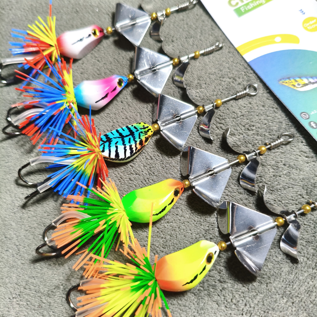 Slashbait mini double propeller 12 gram CIRCLE LURE | Slatter mini ultra light | buzzbait mini | Cas