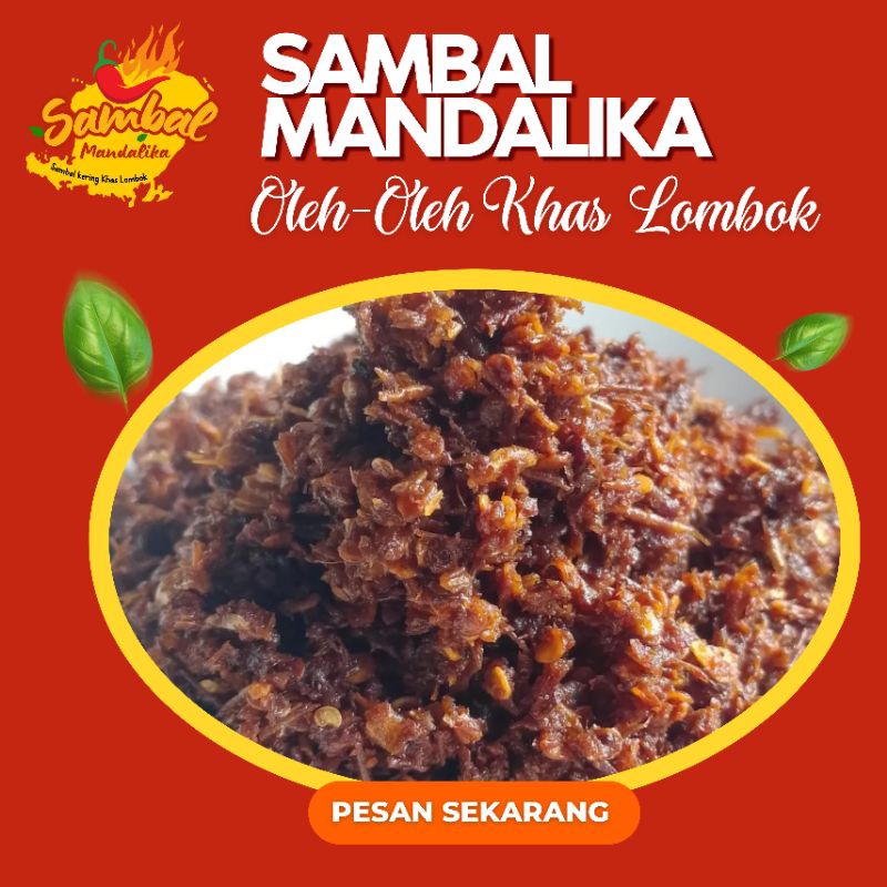 

Paket 5 Pcs SAMBAL MANDALIKA - Sambal Kering Khas Lombok - Oleh Oleh Lombok