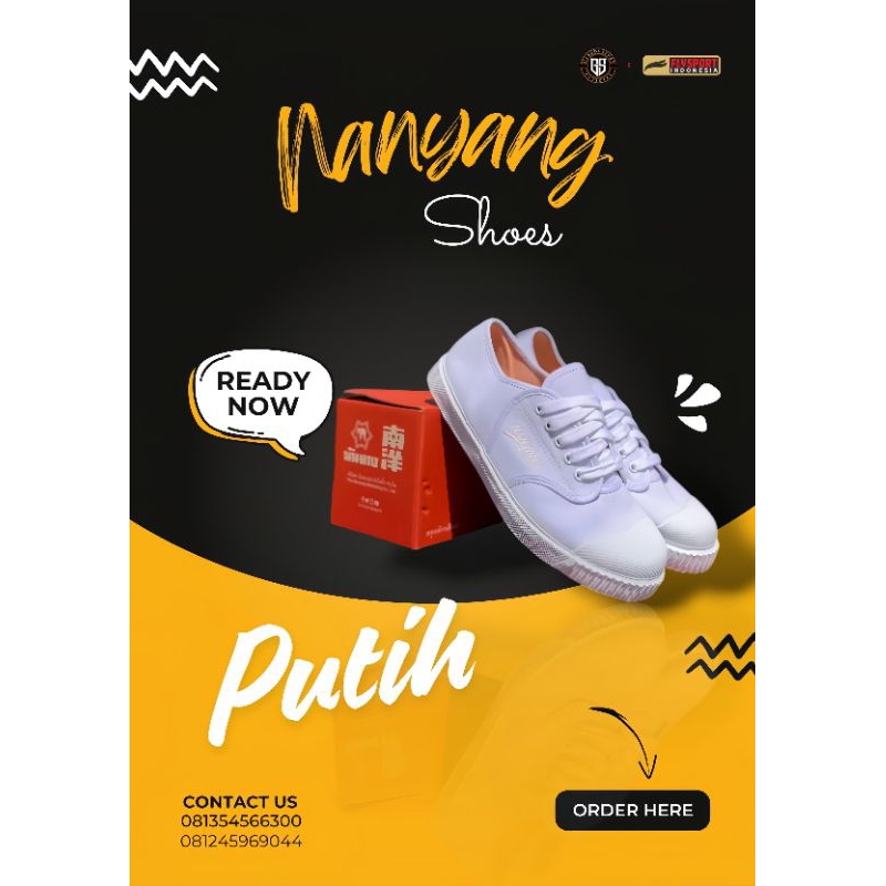 Sepatu Takraw nanyang varian Putih
