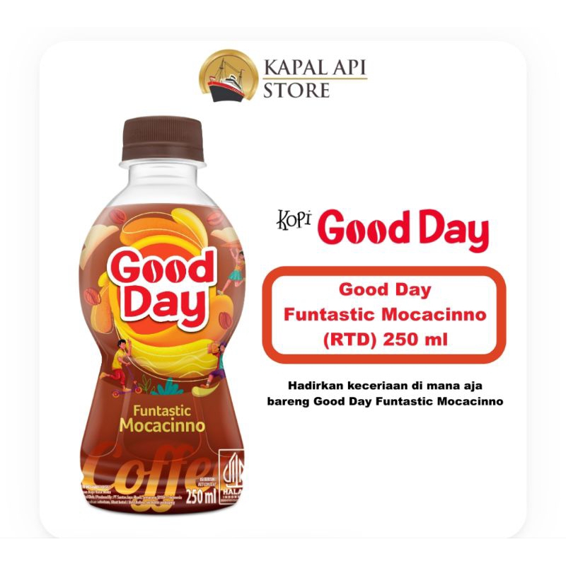 

Good Day Funtastic Mocacinno Botol 250 ml