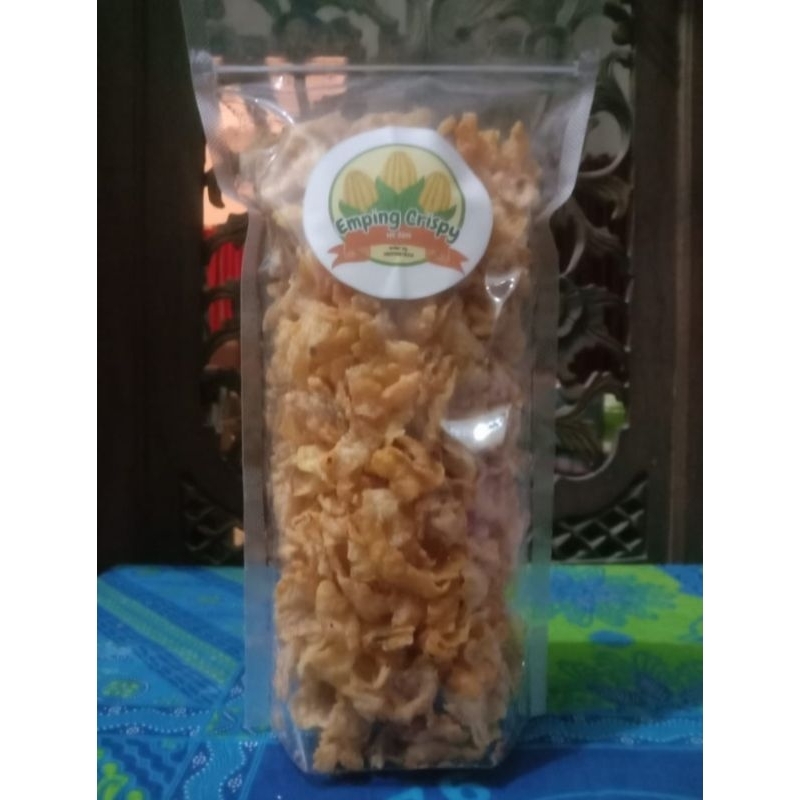 

Cemilan Emping Jagung Gurih /Keripik Jagung Gurih 200gr (Emping Crispy)