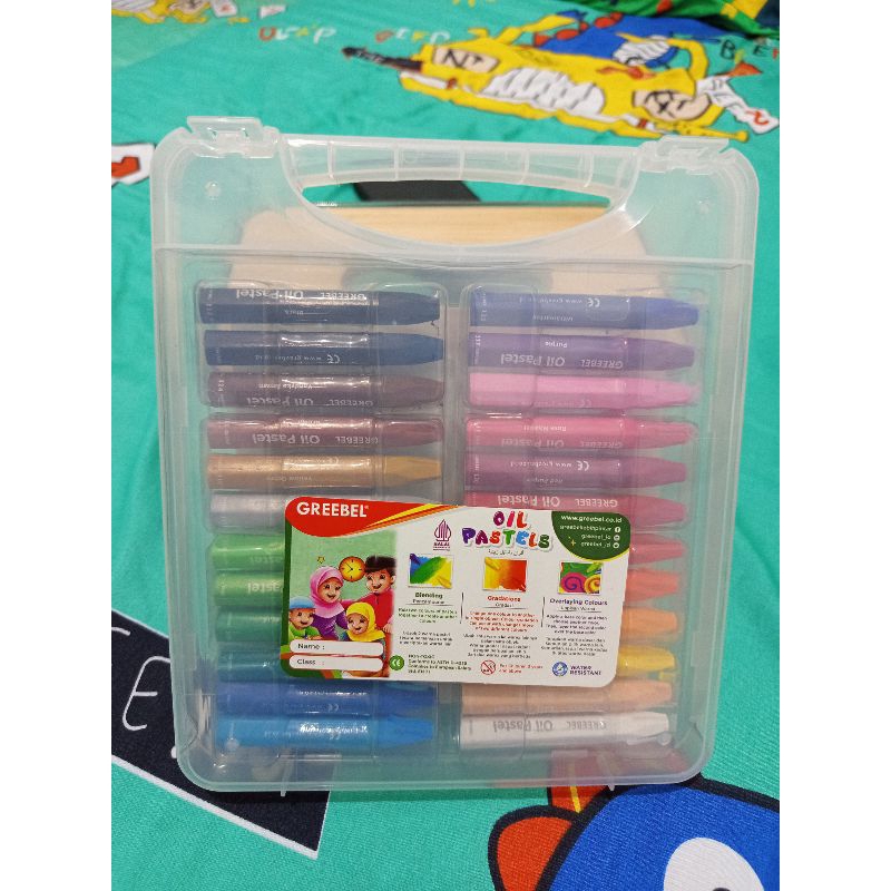 

GREEBEL CRAYON KIDS OIL PASTEL HALAL EDITION 24 WARNA