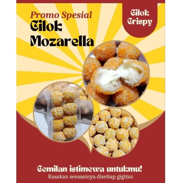 

Cilok Crispy Mozarella Homemade