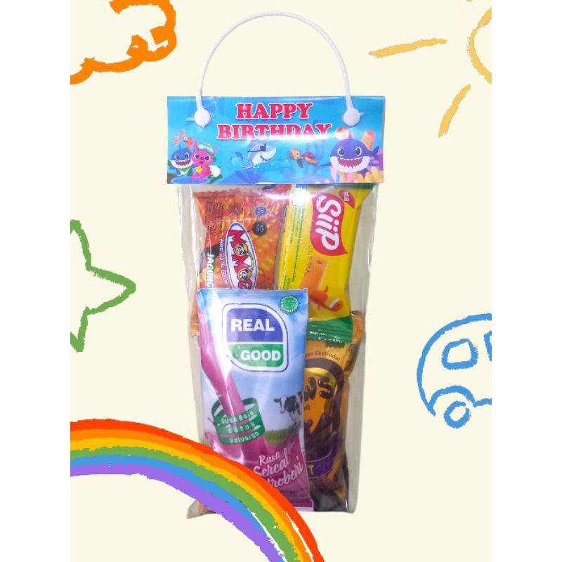 

Snack Ulang Tahun murah paket Hemat/bingkisan snack anak murah