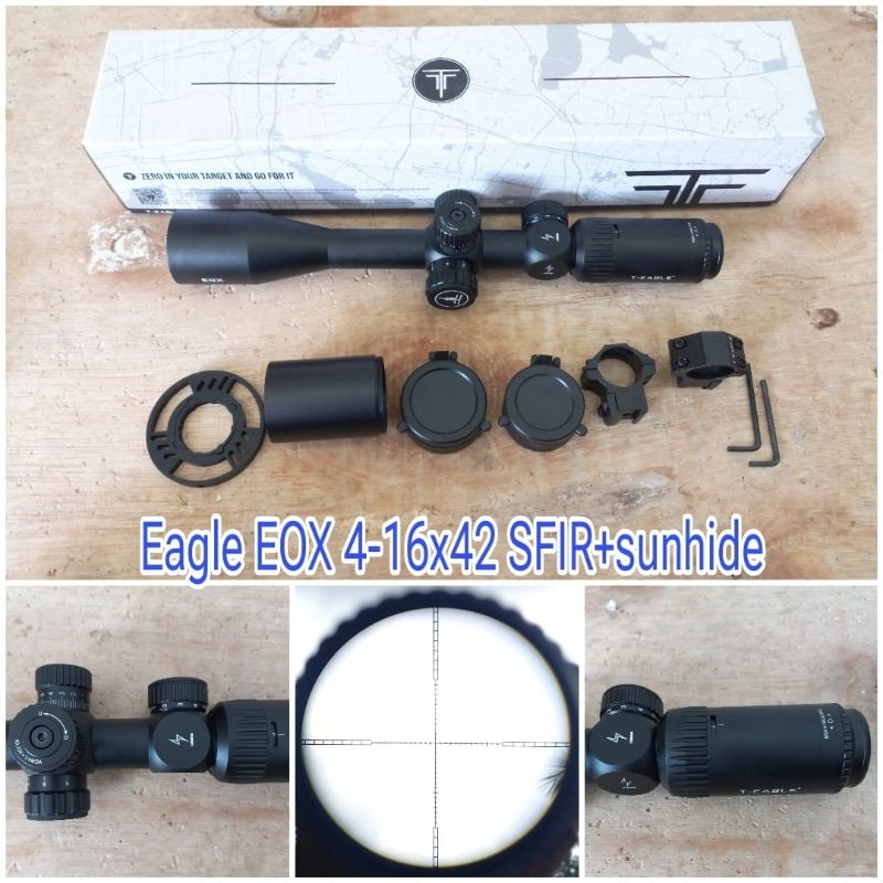 Teleskop T eagle EOX 4-16×42 SFIR + SUNHIDE