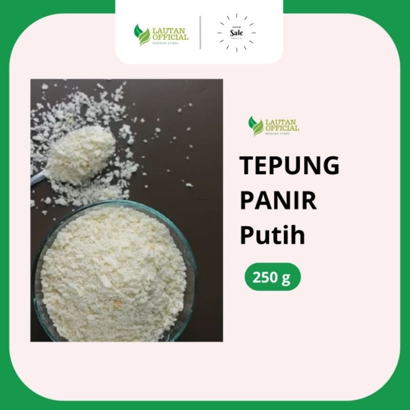

Tepung Roti Putih 250 Gram / Tepung Panir Putih 250 Gram