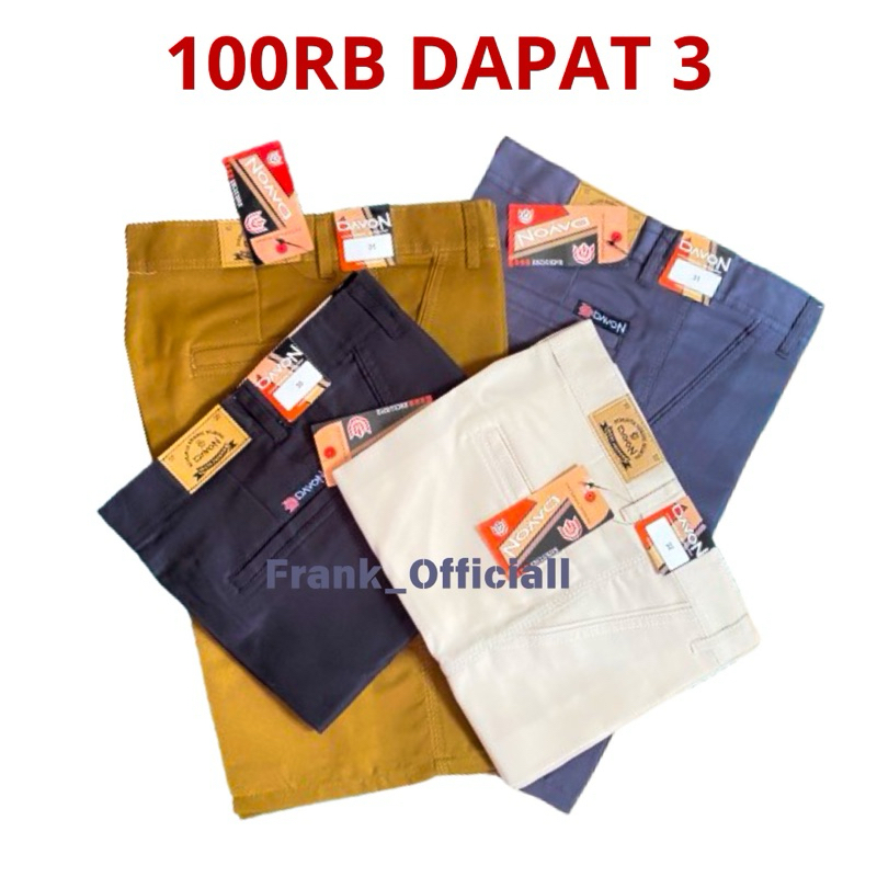 PAKET MURAH 100RB DAPAT 3 Celana Chinos pendek Pria Celana pendek pria dewasa Premium