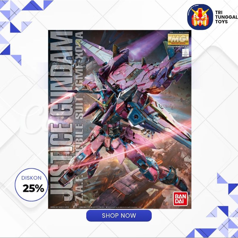 MG 1/100 Mobile Suit Justice Gundam Bandai