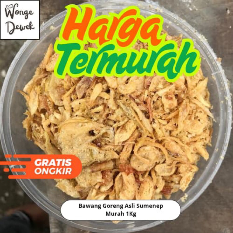 

Bawang Goreng Asli Sumenep 1Kg