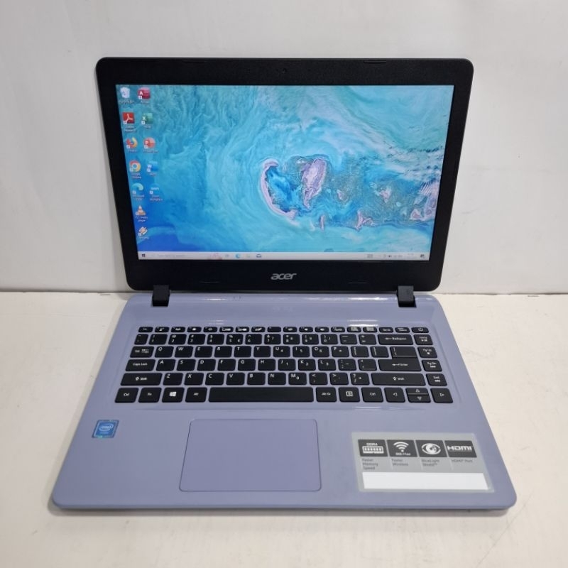 Laptop acer aspire 3 A314 Intel Celeron N4000 Ram 4gb ssd 128gb hdd 500gb