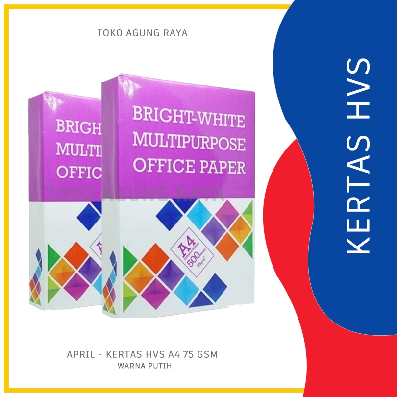 

[DUS] KERTAS HVS A4 (75GSM) - APRIL
