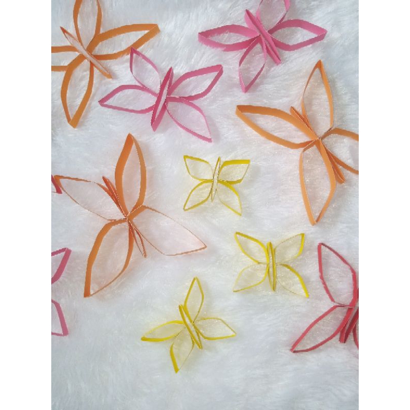 Hiasan Dinding Kupu-kupu Kertas Warna Warni