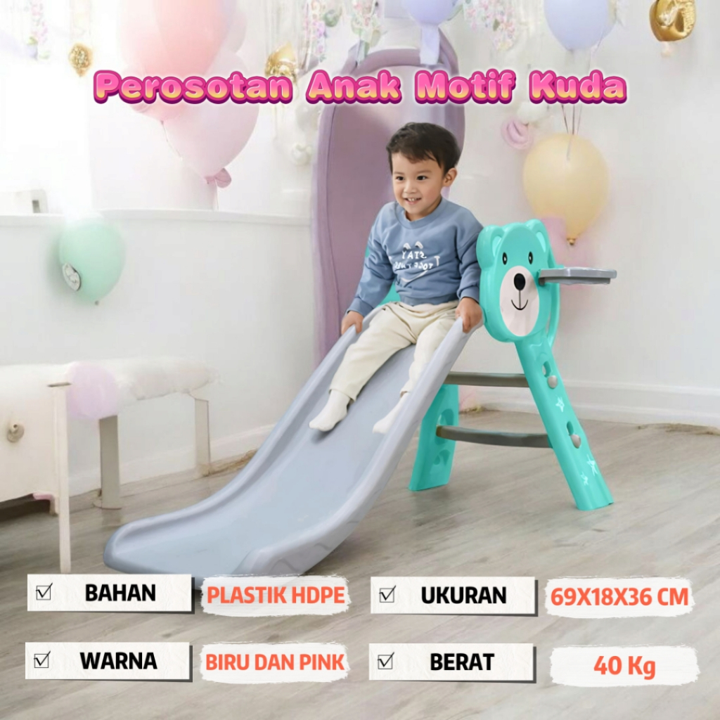 [MOLION]Perosotan Anak Murah M1103 Mainan Perosotan Plastik Anak Lucu untuk Indoor & Outdoor
