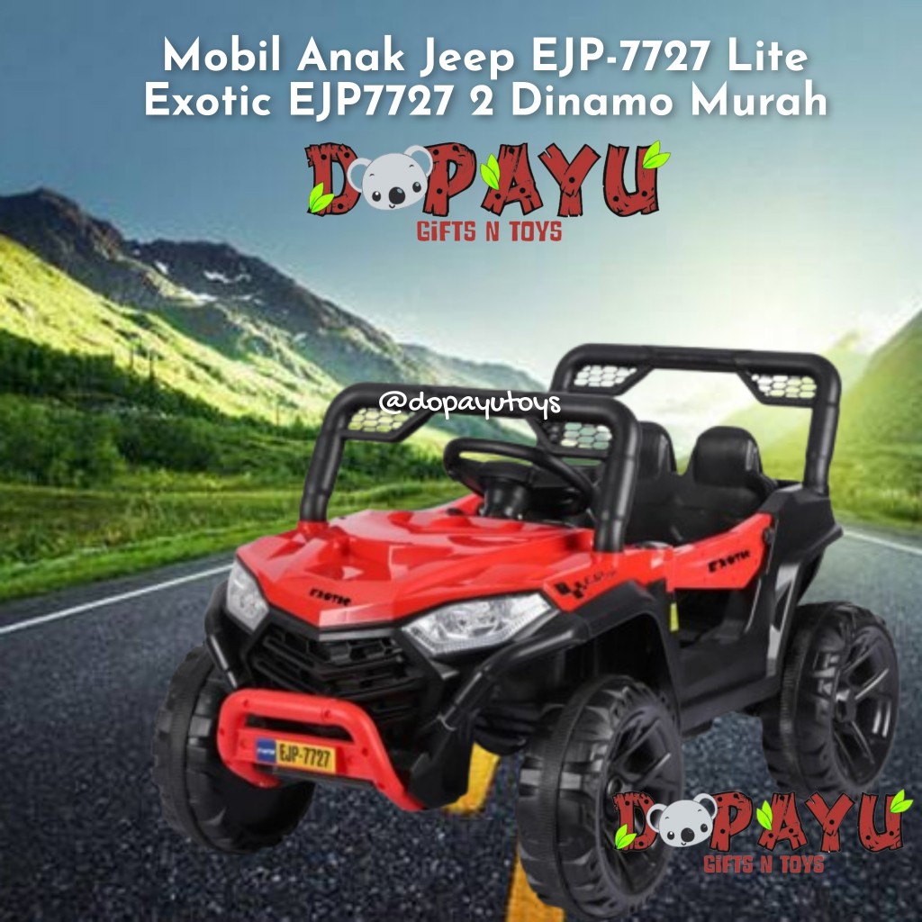 Mobil Anak Jeep EJP-7727 Lite Exotic EJP7727 2 Dinamo Murah Mainan Kendaraan