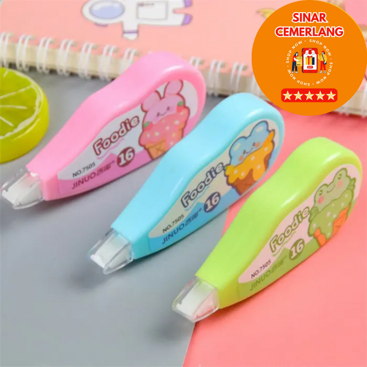 

SC Tipe-X Karakter Lucu 8M Correction Tape Students / Tipe-X Kertas Mini Karakter TIPEX Roll 8M
