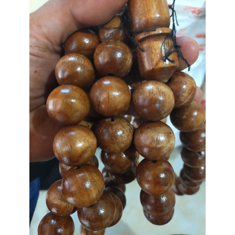 tasbih jumbo hiasan dinding tasbih 99 butir 20mm
