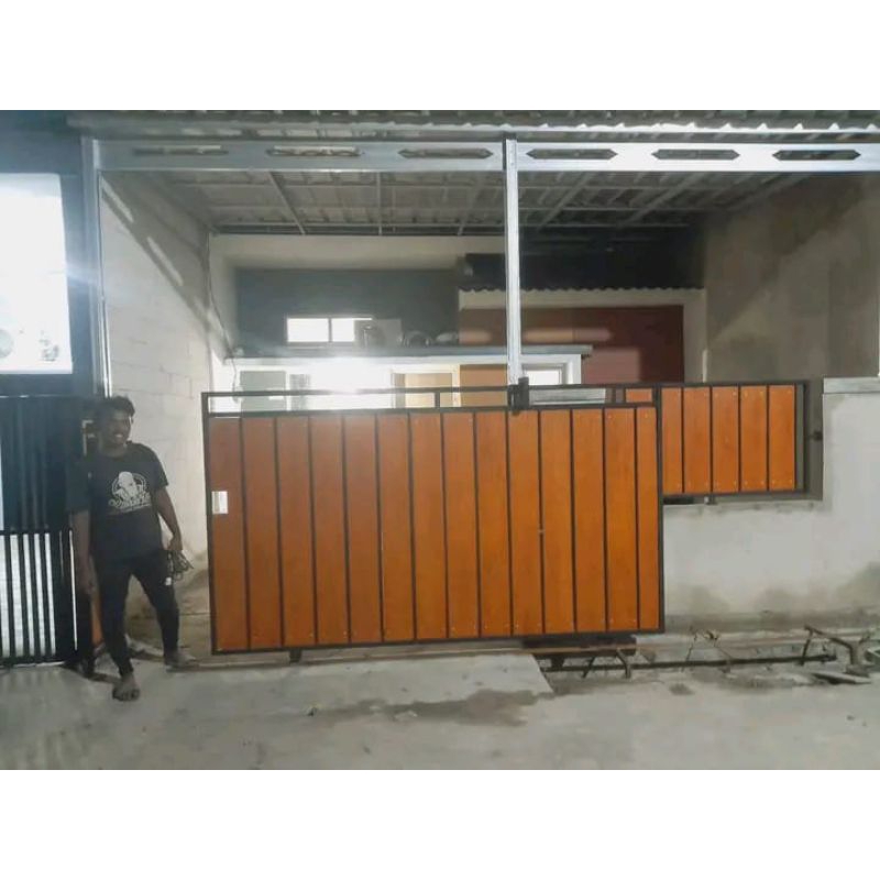 pager motif expanda dan motif lisplang grc serat kayu