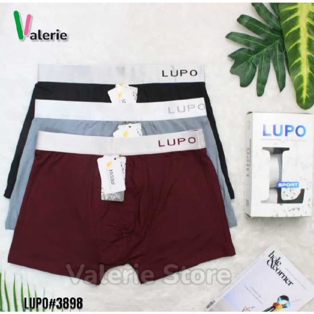 VAL - CELANA BOXER PRIA LUPO / BOXER Lupo 3898