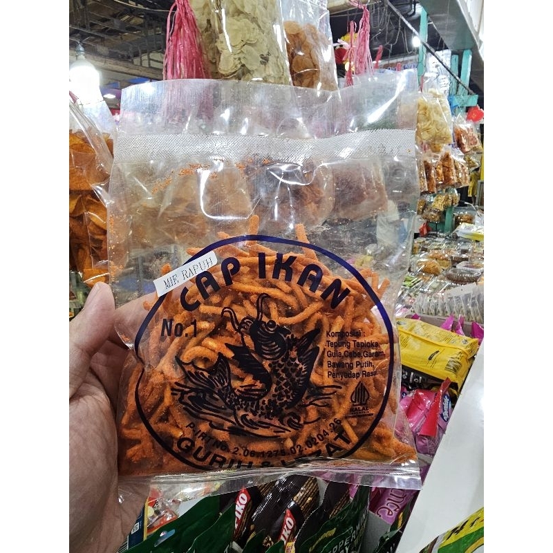 

Mie Lidi Cap Ikan (Mie Rapuh) 100gram