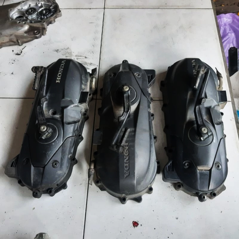 BLOK BLOCK BAK CVT TUTUP MESIN KIRI NEW BEAT FI ESP SCOOPY Fi BEAT STREET BEAT POP VARIO 110 FI LED 