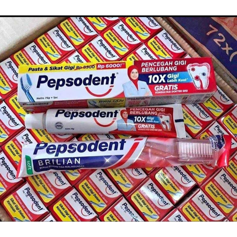 Pepsodent gratis sikat gigi