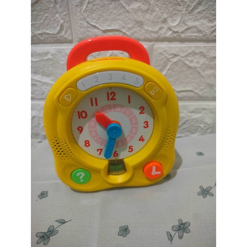 Mainan Anak Edukasi Jam Shimajiro Tokei Master Benesse Preloved