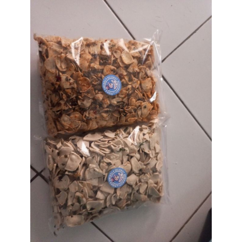

kripik basreng pedas daun jeruk 1kg