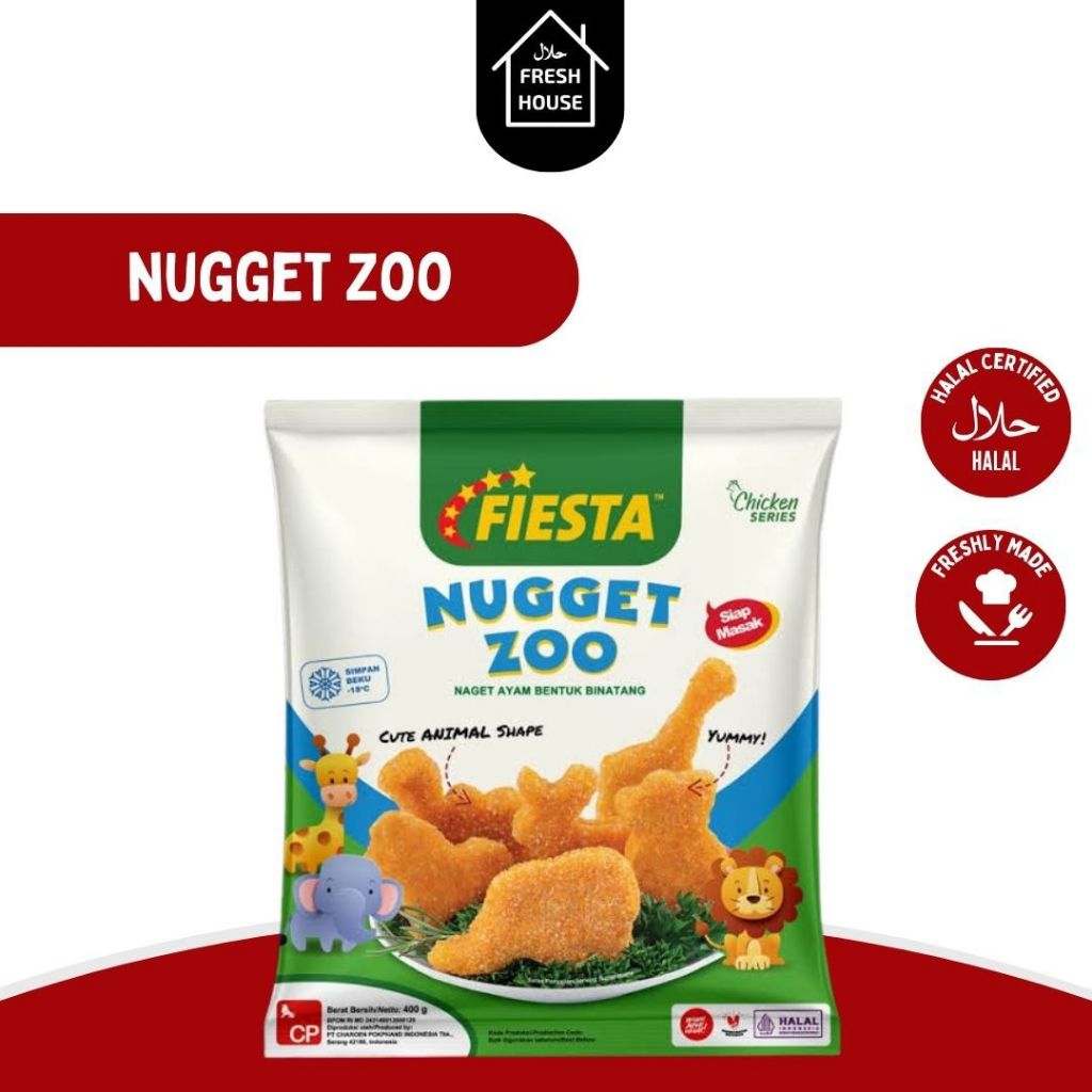 

FIESTA CHICKEN NUGGET ZOO 400GR