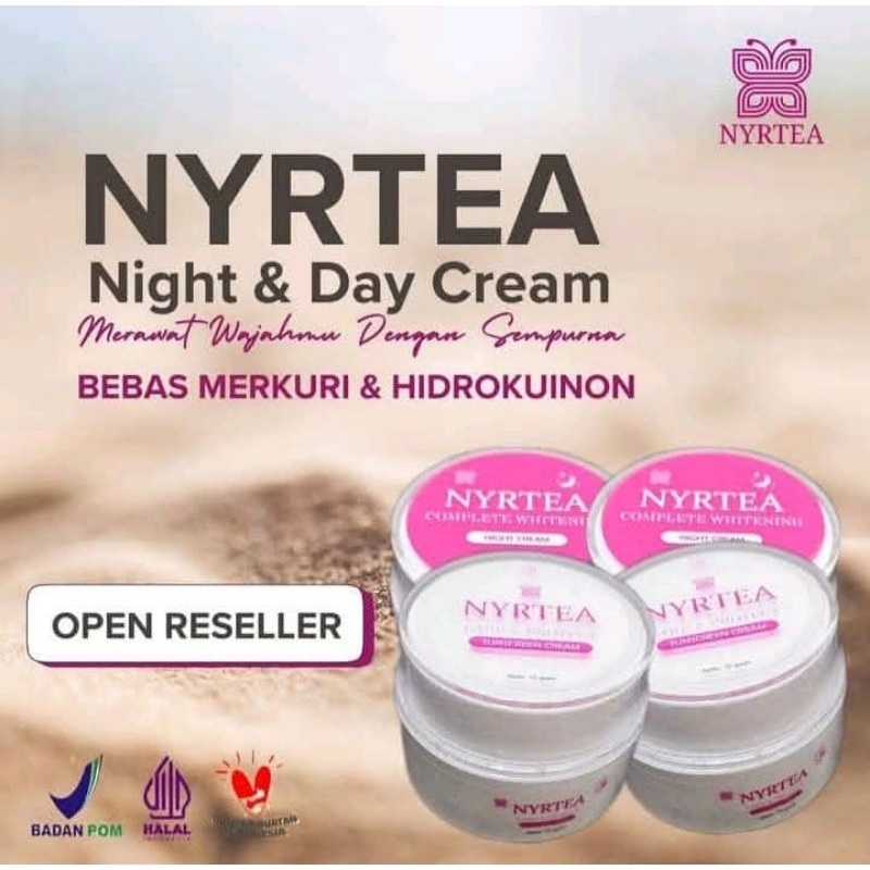 CREAM SIANG spf 30 & CREAM MALAM NYRTEA ORIGINAL