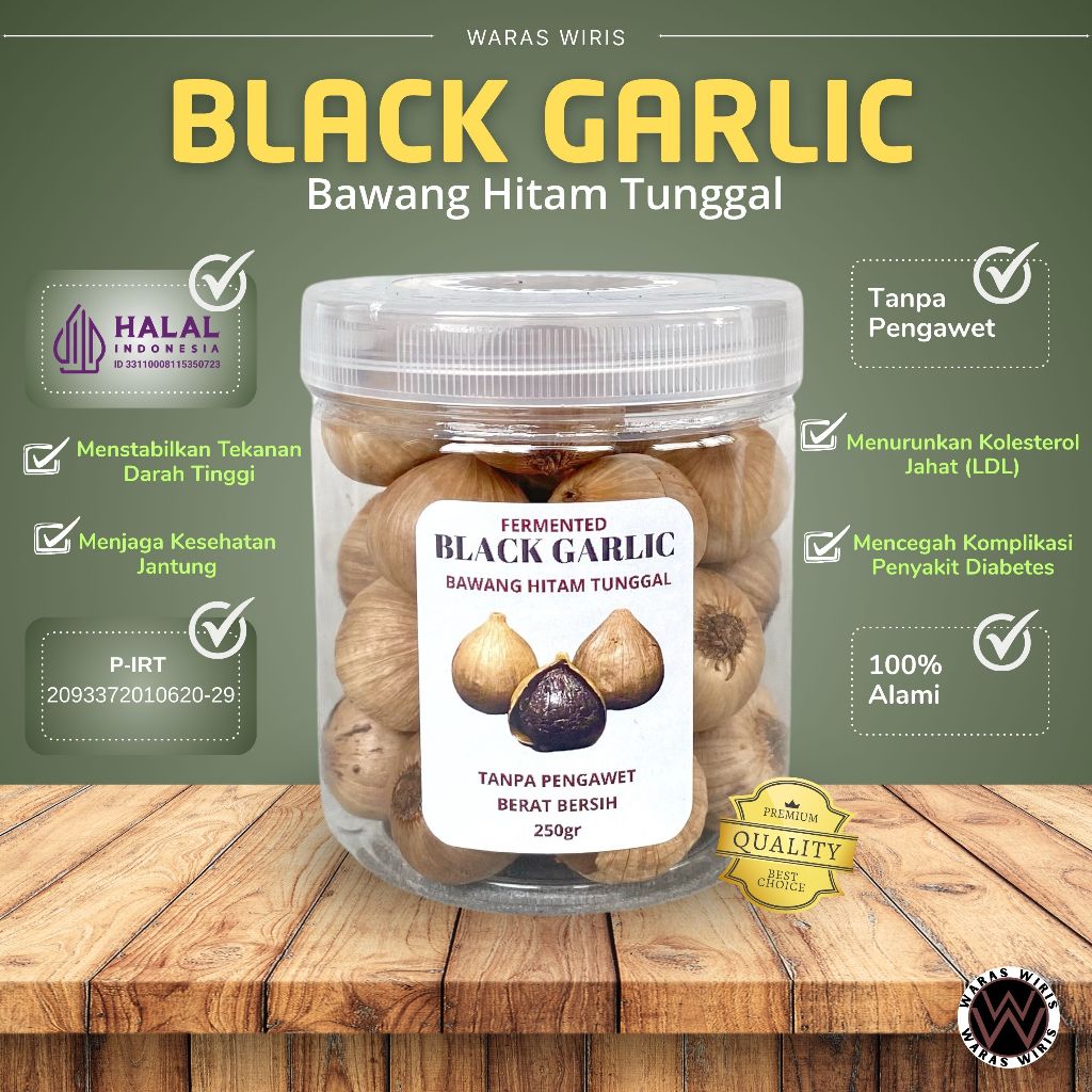 

Black Garlic Bawang Hitam